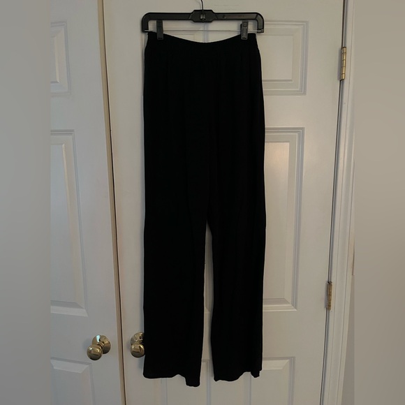 Honey Belle Black Wide Leg Trousers - Picture 1 of 5